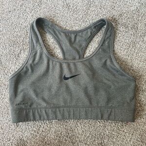 Nike Gray Sports Bra